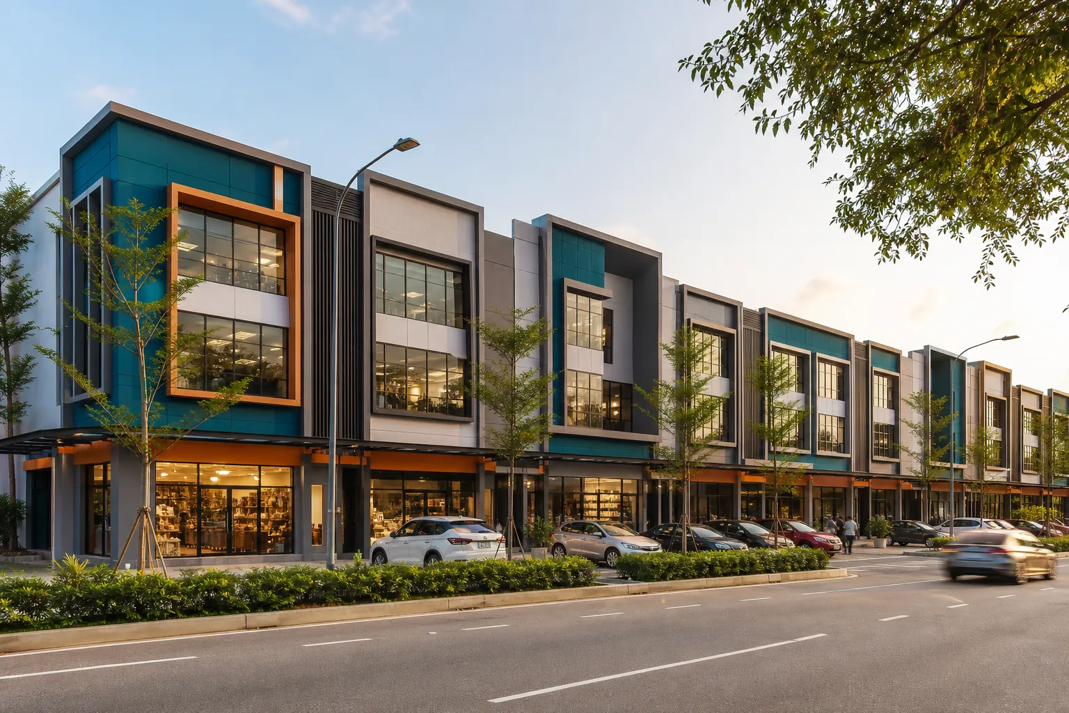 Cemerlang Business Park two and three-storey shop offices in Banting