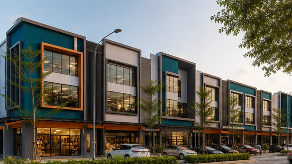 Cemerlang Business Park @ Banting: Prominent corner shop-office frontage
