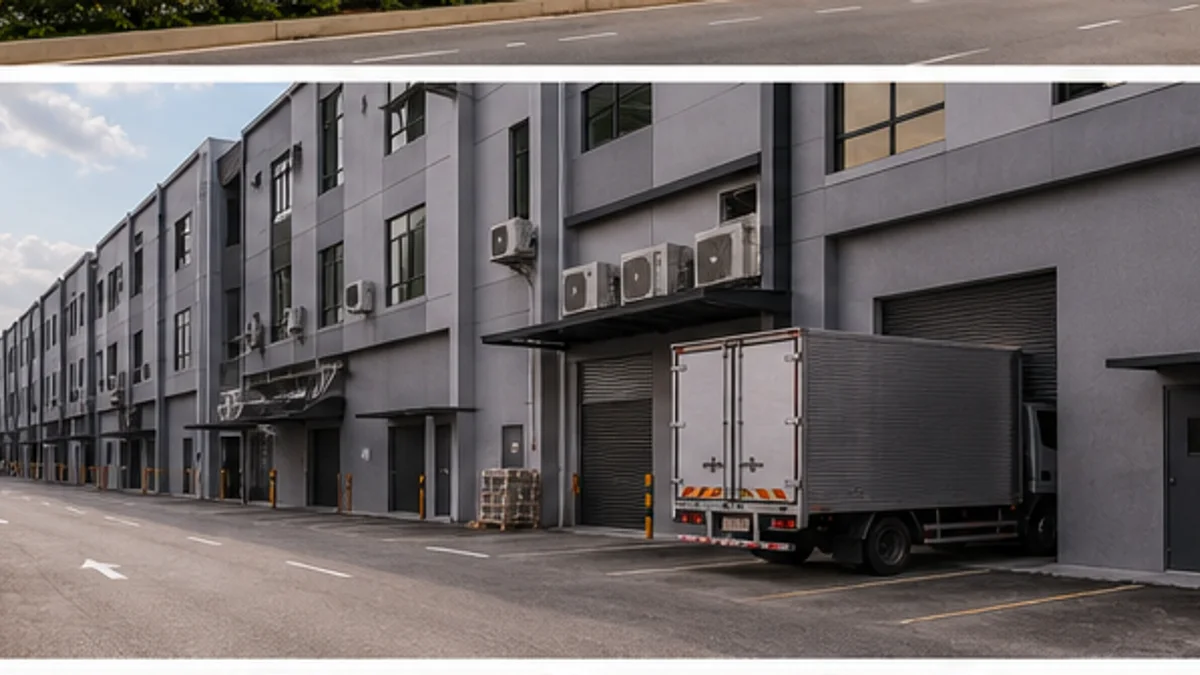 Cemerlang Business Park @ Banting: Rear service lane and loading access