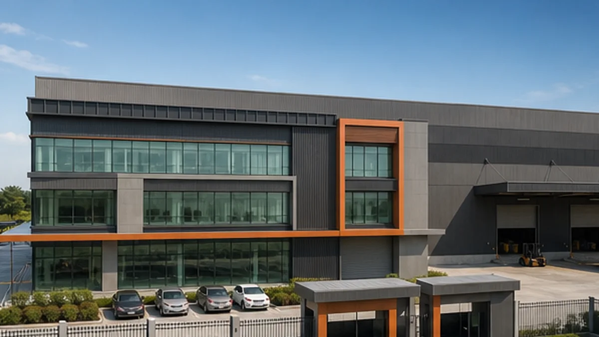 Industrial One @ ETP KIIP: Front façade and corporate office entrance