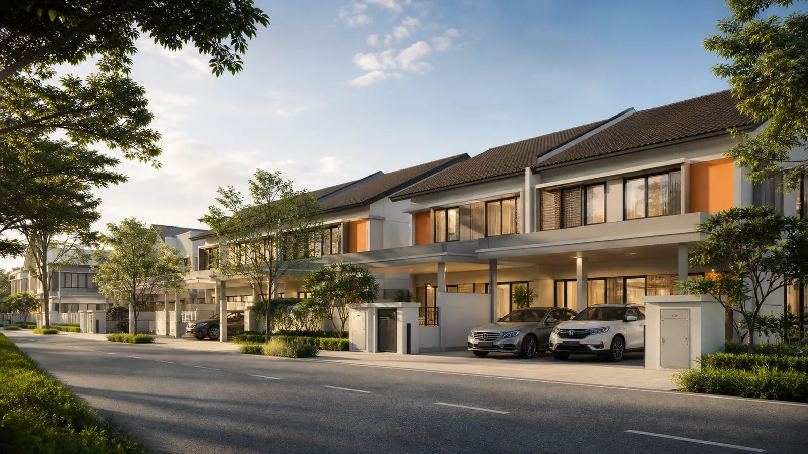 Intan Residences two-storey terrace and semi-detached homes in Jenjarom