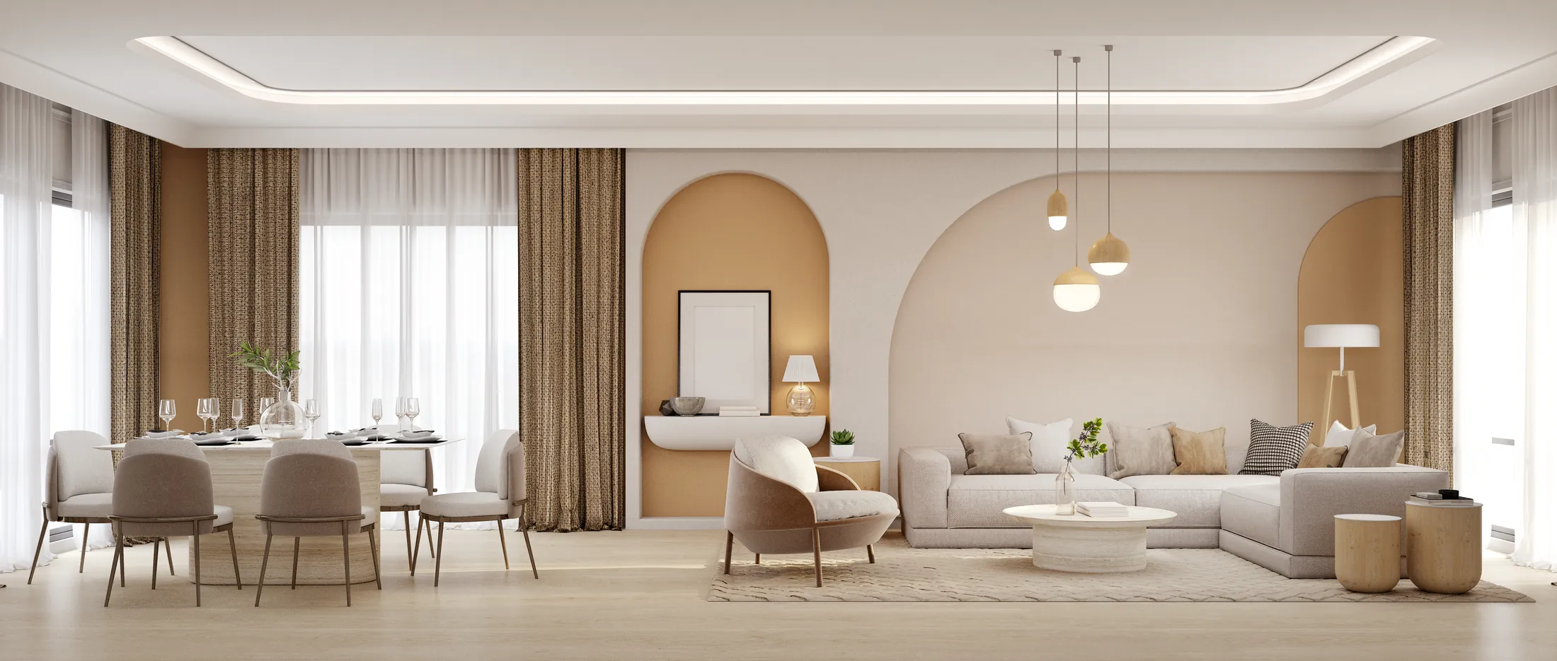 Contemporary residential interior by Mo Ane Design Sdn Bhd