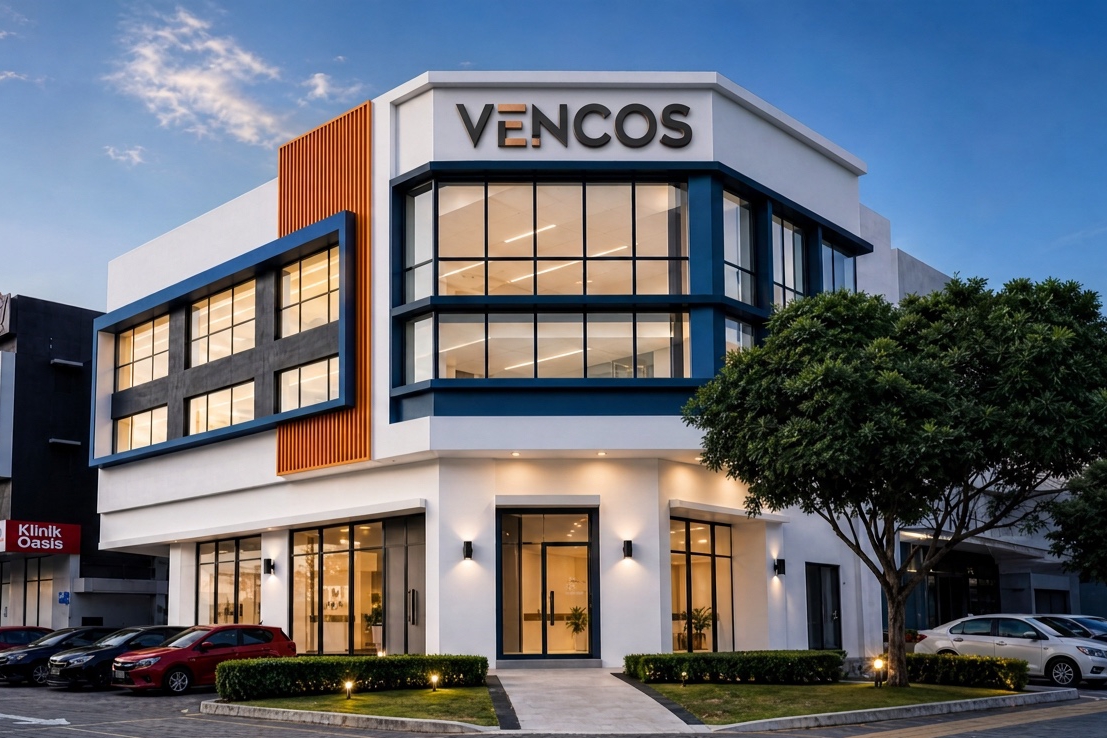 Vencos Development corporate office exterior in Selangor, Malaysia